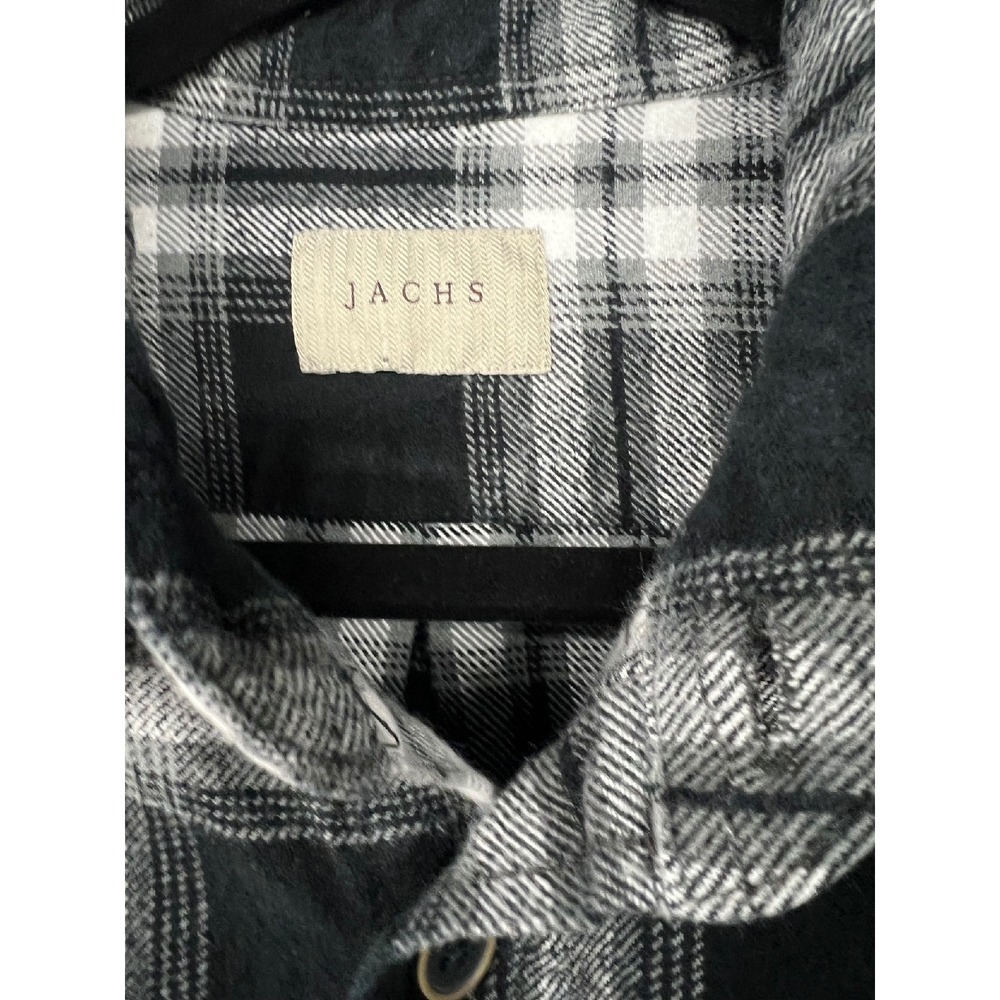 Jachs Monochrome Plaid Button Down Shirt - Picture 2 of 8
